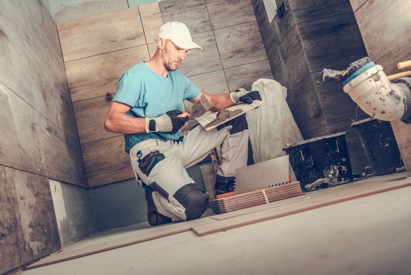 Our team working on Bathroom Remodeling projects in Rockville, IN