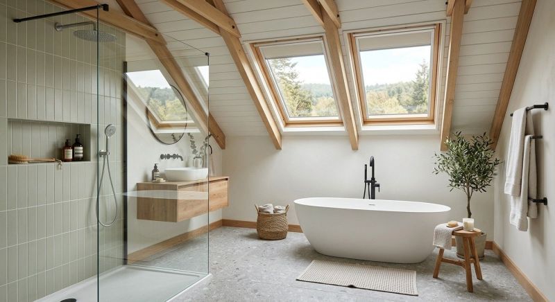 Attic Bathroom Remodeling in Rockville, IN