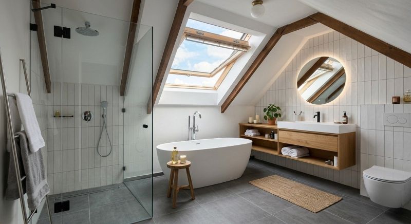 Attic Bathroom Remodeling in Rockville, IN
