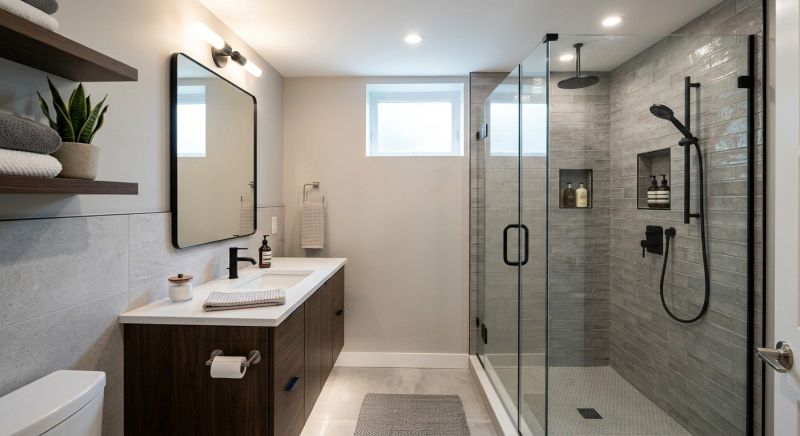 Basement Bathroom Remodeling in Rockville, IN