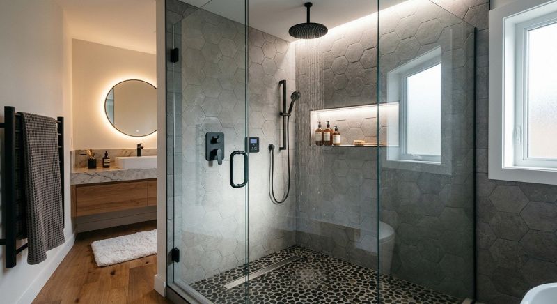 Granite Shower Installation in Rockville, IN